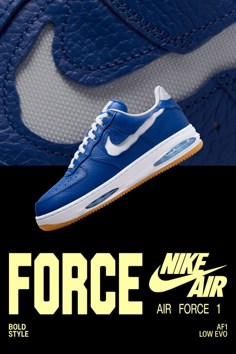 The classic ‘80s construction pairs with bold details that delivers lasting comfort. Nba Shoes, Nike Shoes Blue, Jordan Shoes For Men, Dude Clothes, Sneaker Posters, Smart Casual Menswear, 357 Magnum, Air Shoes, Tracksuit Men