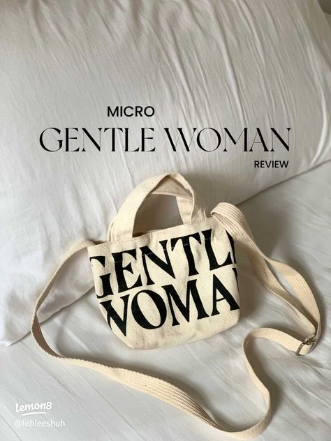 Gentle Woman Tote Bag, Gentle Woman Bag, Barang Branded, Gentle Woman, Tote Bag Outfit, Sac Diy, Luxury Bags Collection, Micro Bag, Pola Kartu