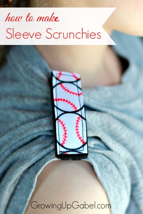 DIY Projects for the Sports Fan - Sports Themed Sleeve Scrunchies - Crafts and DIY Ideas for Men - Football, Baseball, Basketball, Soccer and Golf - Wall Art, DIY Gifts, Easy Gift Ideas, Room and Home Decor http://diyjoy.com/diy-ideas-sports-fan Softball Crafts, Baseball Crafts, Cubs Baseball, Beginner Sewing Projects Easy, Techniques Couture, Leftover Fabric, Ropa Diy, Sewing Projects For Beginners, Sewing Skills