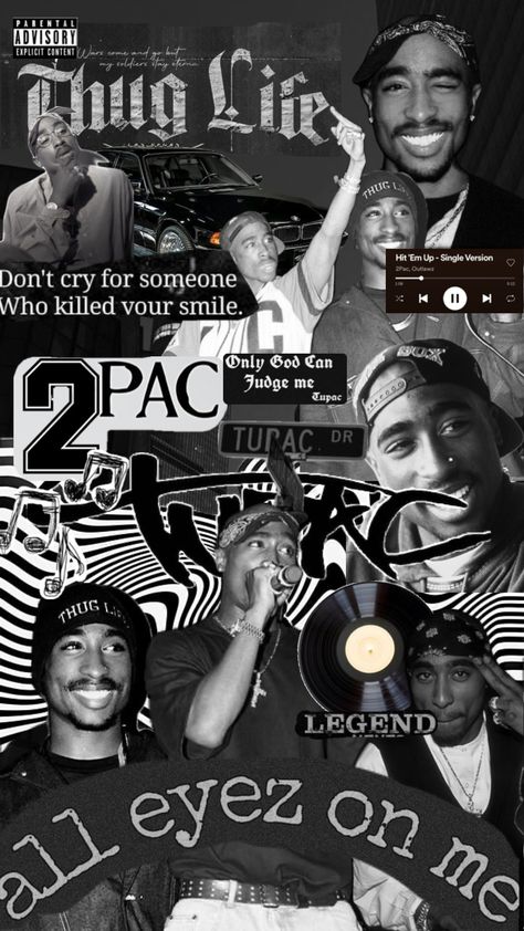 90s Rap Aesthetic, 2pac Poster, Hiphop 90s, Tupac Photos, 90s Rappers Aesthetic, Tupac Wallpaper, 90s Rappers, Hip Hop Wallpaper, Tupac Quotes