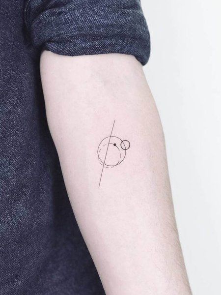 Geometric Minimalist Tattoo Mini Geometric Tattoo, Back Of Arm Geometric Tattoo, Simplistic Geometric Tattoo, Small Geometric Tattoo For Women, Geometric Small Tattoo, Inverse Tattoo, Minimalist Art Tattoo, Geometric Tattoo Women, Geometric Fine Line Tattoo