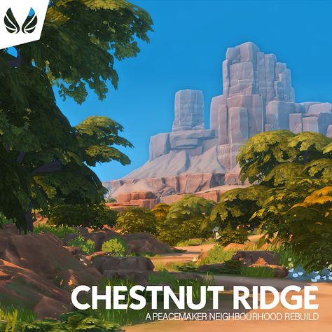 Simsational Designs: Chestnut Ridge - A Peacemaker Neighbourhood Rebuild Chestnut Ridge Sims 4, Sims 4 Chestnut Ridge, Ts4 Builds, Magic Realms, Sims Inspiration, Jungle Adventure, Horse Ranch, Trailer Park, Electronic Art