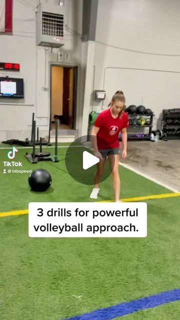 Tony Daniels on Instagram: "Working on our Volleyball Approach.  * Give these 3 drills a try and let me know what you think.  * #qVolleyballTraining #Volleyball #Plyometric #RiseFitness #BTBSpeed #youthfitness #voleyball #voleybol #volleyballdrills #volleyballgirls #volleyathome #volleyballtime #volleyballdrills #volleyballkill #volleyballinstagram #volleyballmemes #volleyballcoach #volleyathome #performance #performancetraining #FemaleTraining #training #trainingmotivation #sportstraining #volleyballmemes #volleyballPlyometrics #plyometricjumps" Volleyball Approach, Volleyball Memes, Volleyball Training, Volleyball Drills, Coaching Volleyball, Training Motivation, April 4, Sports Training, Drills