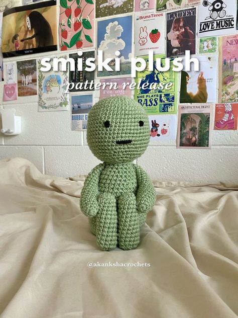 smiski plush pattern - akanksha crochets's Ko-fi Shop - Ko-fi ❤️ Where creators get support from fans through donations, memberships, shop sales and more! The original 'Buy Me a Coffee' Page. Light Yarn Crochet Projects, Crochet Patterns For Him, Sci Fi Crochet, Chill Guy Crochet, Smiski Crochet Pattern, Crochet Biology Free Pattern, Solid Color Crochet Projects, Begginer Crochet Plushies, Crochet Gamer Gifts