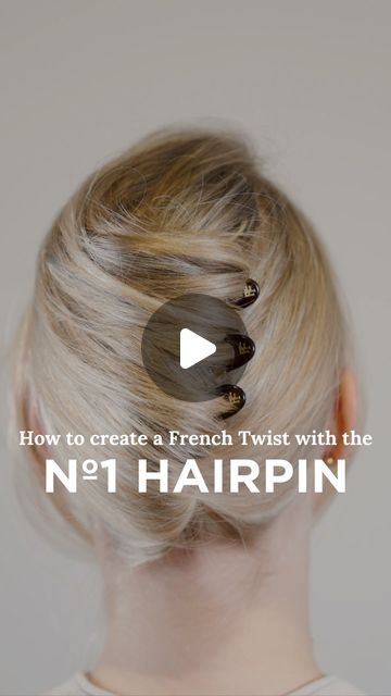 French Twist Short Hair, Easy Chignon, Short Hair Twist Styles, Short Hair Updo Tutorial, Updo Easy, Easy Bun Hairstyles For Long Hair, Classy Hair, Hair Updos Tutorials, Easy Updo