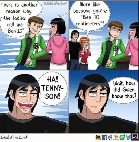 Ben 10 And Gwen, Ben 10 Alien Force, Ben 10 Comics, Ben 10 Omniverse, Batman Funny, Cartoon World, Memes Xd, Cartoon Crossovers, Ben 10