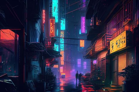 Nightcity Cyberpunk, Neon Cyberpunk Aesthetic, Ville Cyberpunk, Cyberpunk Games, Neon Cyberpunk, Sci Fi Wallpaper, Cool Desktop, Desktop Wallpaper Art, Cute Black Wallpaper