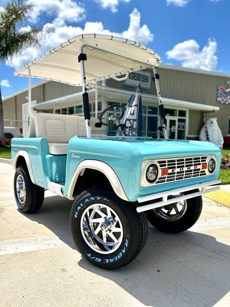 Custom Golf Carts, Dream Cars Jeep, Ford Cars, Custom Golf, Pretty Cars, Future Car, American Pride, My Dream Car, Golf Cart