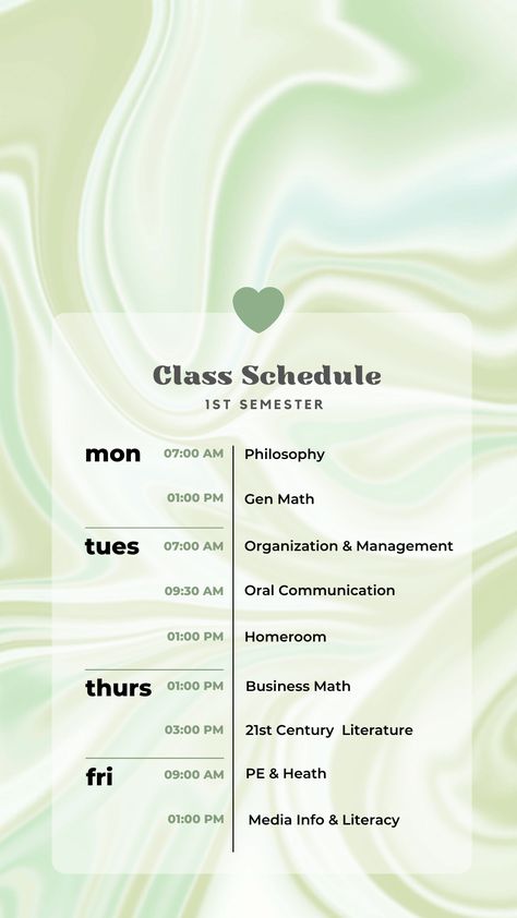 Copy of copy of apple green minimalist schedu Desktop Schedule Wallpaper, Phone Wallpaper Schedule Template, Class Schedule Background, Minimalist Schedule Template, Background For Schedule, Schedule Background Wallpaper, School Schedule Templates Wallpaper, Schedule Design Aesthetic, Class Schedule Layout