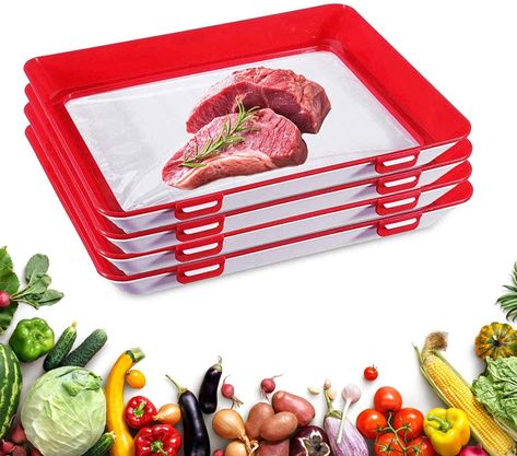 Food Preservation Tray - Kitchen Made Easy – Kitchen Made Easy™ Fish Snacks, Food Storage Container Set, Kitchen Containers, Airtight Food Storage, Food Storage Boxes, Food Tray, Airtight Food Storage Containers, Glass Food Storage, Glass Food Storage Containers