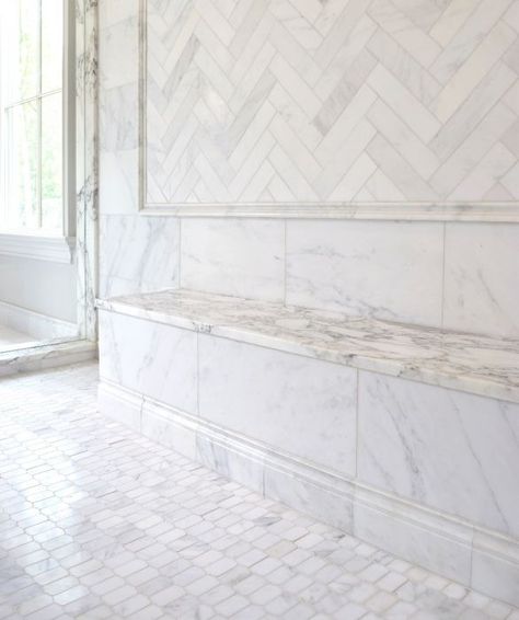 rtb_paradise_bldrs_1c Classic Bathroom Tile, Marble Shower Tile, Home Spa Room, Master Bath Renovation, Manhattan Hotels, Marble Interior, Marble Showers, Marble Collection, Honed Marble