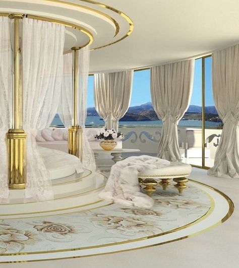 A master bedroom for a palace. بيوت ملكية, تصميم للمنزل العصري, Versace Home, Luxury Homes Dream Houses, Design Living Room, Dream Rooms, Beautiful Bedrooms, Luxury Home Decor, Luxurious Bedrooms