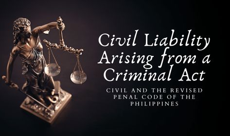 What governs the civil obligations arising from criminal offenses? In our systems of laws, even those who are acquitted by the court for the crimes or felonies for which they are charged, still, they may be accountable in terms of civil damages to make reparations for the supposed victims of the alleged felony committed. In short, even if the guilt of the accused has not been proven beyond reasonable doubt, he can still be made civilly liable. In Philippine setting, both the Civil Code and th... Writing Photos, Reasonable Doubt, Trial Court, Civil Lawsuit, Legal System, Forced Labor, The Court, Coding