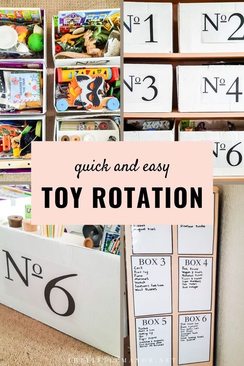 Tot Organization Ideas, Toy Storage Drawers, Weekly Toy Rotation, Toy Storage Rotation, Montessori Organization Toys, 10 Month Old Toy Rotation, Montessori Toy Rotation Storage, You Rotation System, Art Wall Organization