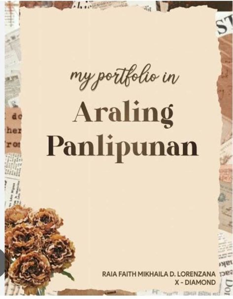 Araling Panlipunan Calligraphy, Araling Panlipunan Design, Design For Notebook, Araling Panlipunan, Brown Aesthetic, Notebook Design, Aesthetic Backgrounds, Graphic Design Inspiration, Calligraphy