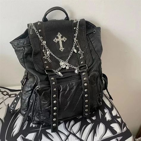 1-10 Which bag fits your style? Get them at rockndollstore.com. 🦇🖤🦇 🦇FREE SHIPPING Worldwide🦇 . . . #gothclothes #altgoth #alternativelook #goth #gothic #gothgirl #alternativestyles #gothootd #fashionideas #gothaesthetic #gothfashion #darkfashion #gothlife #gothvibes #ootd #altfashion #gothbabe #gothmodel #gothstyle #black #metal #metalgirl #gothicstyle #metalheadgirl #outfitinspo #gothicfashion #outfitinspiration #metalchick #gothgrunge #gothicgirl Goth Backpack, Gothic Backpacks, Skeleton Fashion, Y2k Girls, Aesthetic Backpack, Backpacks For Women, Black Punks, Goth Y2k, Estilo Grunge