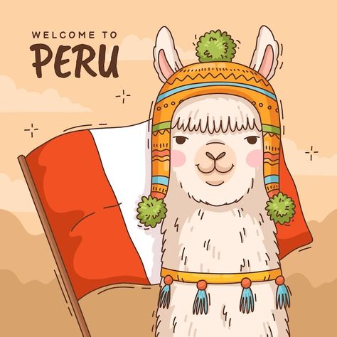 Vector gratuito ilustración peruana dibu... | Free Vector #Freepik #freevector #ilustraciones #llama-animal #ilustracion-animales #lima-peru Llama Peruana, Peru Llama, Vector Free Download, Psd Icon, Vector Hand, Vector Photo, Llama, Peru, Graphic Resources