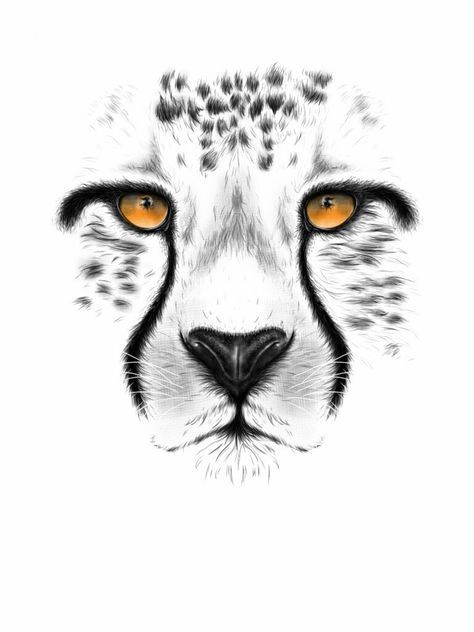 Cheetah 🐆🐅🐯 Cheetah Tattoo Men, Cheetah Face Tattoo, Tattoo Cheetah, Companies Logo, Cheetah Logo, Cheetah Drawing, Cheetah Tattoo, Camping Tattoo, Regard Animal