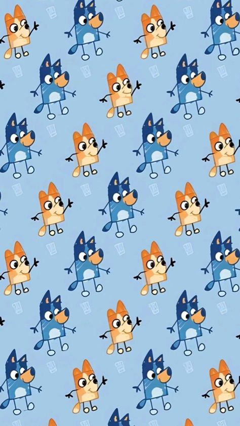 Bluey Wallpaper💙 #disney #disneyaesthetic Bluey Wallpapers, Bluey Wallpaper, Hq Wallpaper, Bingo Bluey, Bingo Funny, Calming Patterns, Cute Backgrounds For Iphone, Vibes Wallpaper, Cute Backgrounds For Phones