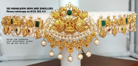 Light weight 3 in 1 Vaddanam + Haram + pendant photo Light Weight Gold Vaddanam Designs, Chain Model Vaddanam Designs, Light Weight Vaddanam Gold, 5 In One Vaddanam, Detachable Vaddanam Designs, Haram Cum Vaddanam Designs Gold, 5 In 1 Haram Designs, 5 In 1 Vaddanam Designs, Light Weight Vaddanam Designs Gold