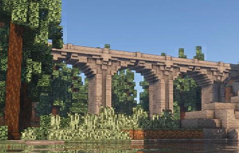 Whether you’re playing Survival or Creative, a Minecraft bridge can be useful for crossing rivers, ravines, canyons, lava lakes or hostile landscapes quickly. Bridge Design Ideas, Minecraft Bridge Design, Chalet Minecraft, Château Minecraft, Villa Minecraft, Minecraft Bridge, Minecraft Castle Designs, Bridge Ideas, Minecraft Tree