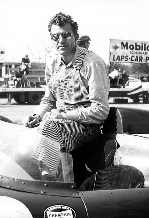 Mr Shelby in classic striped bib overalls!! Carol Shelby, Shelby American, Shelby Car, Shelby Cobra 427, Daytona Coupe, Car Head, Mustang Cobra, Shelby Gt, Carroll Shelby