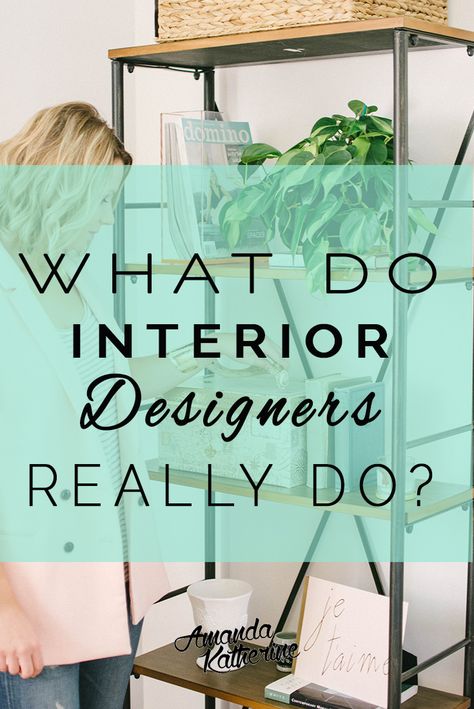 have you considered hiring an interior decorator or designer for a project in your home? Here's the low down on what interior designers really do and how they help you find your style, give decorating ideas, and most of all, help you decorate your home Starting An Interior Design Blog, A Day In The Life Of An Interior Designer, Interior Design Content Calendar, Content Ideas For Interior Designers, Interior Design Content Ideas, What’s My Decorating Style Quiz, Interior Decorator Business, Art Deco Living, Interior Design Articles