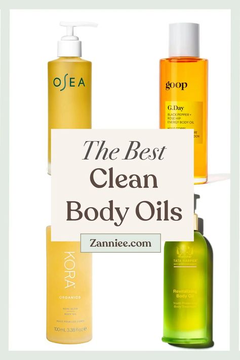 The Best Clean Beauty Body Oils For Glowing Skin - Zanniee Best Body Oil For Black Skin, Best Body Oils For Dry Skin, Best After Shower Body Oil, Best Oil For Body Skin Care, Best Body Oils For Skin, Best Body Oil To Smell Good, Best Smelling Body Oil, Best Body Oil For Dry Skin, Best Body Oil For Glowing Skin