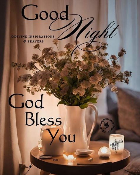 Good Night God Images, Good Nite Prayers God Bless You, Good Night Jesus Images, Nightime Prayers For Family, Cute Good Night Quotes, Beautiful Good Night Candle Images, Good Night Cards, Good Night Prayer Quotes, Good Evening Greetings