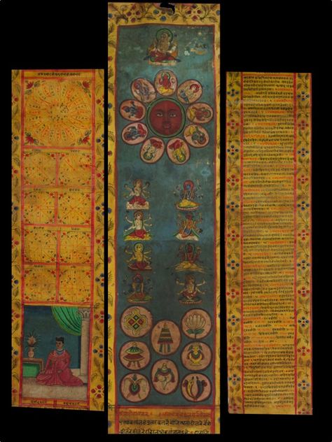 antique astrological calendar birth chart janam patri kundali Janam Kundali, Astrological Calendar, Birth Charts, Vantage Point, Goddess Lakshmi, Vedic Astrology, Indian History, Birth Chart, Dining Room Walls