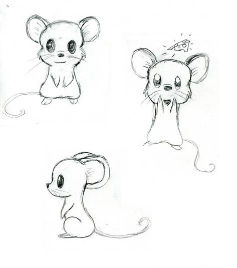 Mice by Tiger-Tomboy14 Animated Mouse Drawing, Maus Illustration, Mouse Sketch, Mouse Drawing, Arte Sketchbook, Cute Cartoon Drawings, Animal Sketches, Cute Animal Drawings, Soft Sculpture