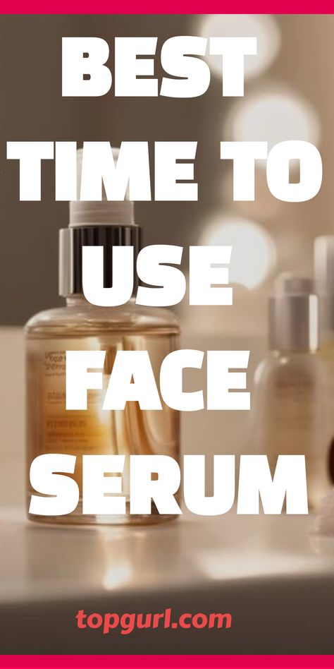 Get ready to uncover the ideal moment to apply your serum, revealing the key to achieving glowing skin - it might surprise you! Learn the secret to radiant skin with our timing tips. Discover a new approach for a healthier and more vibrant complexion. When To Apply Serum On Face, Using Serum On Face, When To Use Serum On Face, How To Use Face Serum, How To Use Serum On Face, Best Serum For Face Glow, Serum Application, Face Serum For Glowing Skin, Serum For Glowing Skin