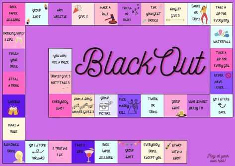 Black-out Drankspel Feestspel Drankspel Bordspel Voor - Etsy Drunk Games, Drinking Board Games, Casino Birthday Party, Bored Games, Casino Birthday, Fun Group Games, Drinking Games For Parties, Drinking Game, Group Games