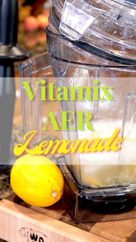 Vitamix Aer Disk Recipes, Vitamix Aer Recipes, Vitamix Juice, The Best Lemonade, How To Make Lemonade, Best Lemonade, Vitamix Recipes, Cooking Homemade, Homemade Lemonade