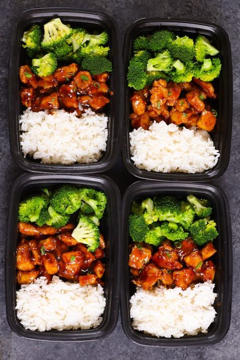 Teriyaki Chicken Meal Prep Pickled Snacks, Teriyaki Chicken Meal Prep, Teriyaki Chicken Meal, Clean Meal Prep, Pasti Sani, Healthy Lunch Meal Prep, Resep Diet, Dinner Meal Prep, Idee Pasto