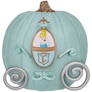 Disney's Cinderella Halloween Pumpkin Push-In Decorating Kit Cinderella Carriage Pumpkin, Carriage Pumpkin, Disney Pumpkin Stencils, Halloween Pumpkin Decorating, Pumpkin Decorating Kits, Cinderella's Carriage, Pumpkin Decorating Contest, No Carve Pumpkin Decorating, Target Halloween