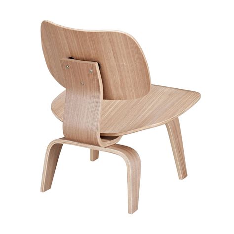 Modern Lounge Chair in Natural - Dot & Bo Breakfast Chairs, Natural Chair, Wood Lounge Chair, Plywood Chair, Pub Chairs, Lounge Chair Design, Modway Furniture, Modern Lounge Chairs, Modern Lounge