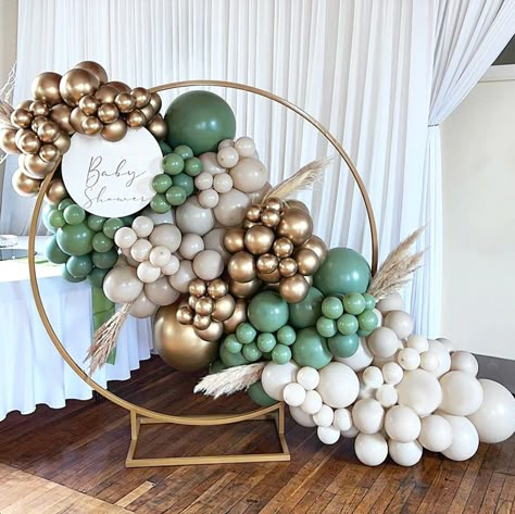 Wedding Balloon Arch, Baby Shower Balloon Garland, Diy Balloon Arch, Winter Party Themes, Balloon Arch Kit, Balloon Wedding, Graduation Party Diy, Party 2023, Gold Baby Shower