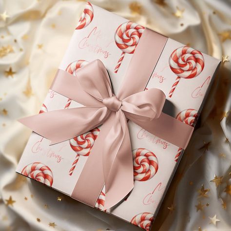 Christmas Wrapping Ideas, Peppermint Candies, Wrapping Paper Rolls, White Wrapping Paper, Twinkling Stars, Birthday Wrapping Paper, Holiday Wrapping Paper, Wrapping Paper Christmas, 2024 Christmas