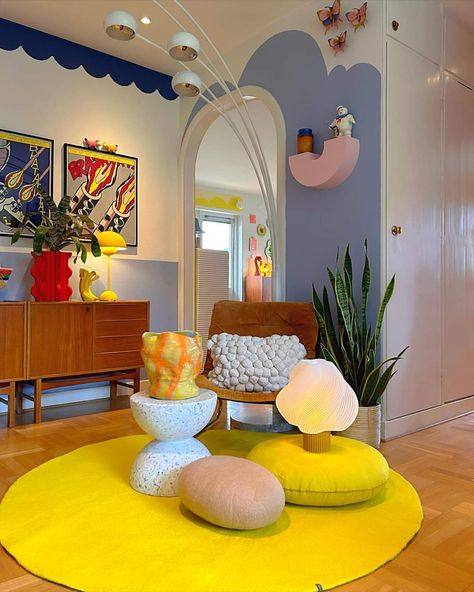 Aesthetic Interior Design, Room Vibes, Post Modern, Gen Z, Home Reno, Colorful Design, Postmodernism, Diy Ideas, Liverpool