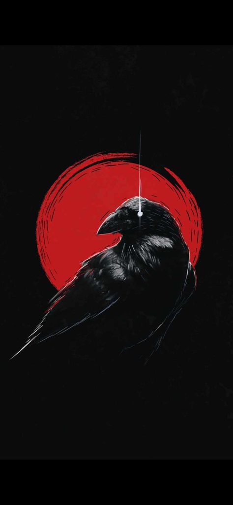 Dark Desktop Backgrounds, Raven Wallpaper, Crows Artwork, Red Crow, Witcher Wallpaper, Hulk Art, Crow Tattoo, Gothic Wallpaper, Ipad Wallpapers