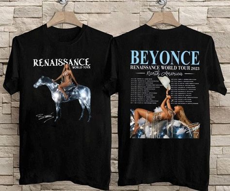 Beyonce Renaissance Tour 2023 T-shirt, Beyonce Makes The World Stop T-shirt, Beyonce Renaissance 2023 World Tour Tshirt Beyonce World Tour, Beyonce T Shirt, Beyonce Shirt, Beyonce Music, Beyonce Fans, Tour Merch, Concert Shirts, Tour Shirt, Vintage Music