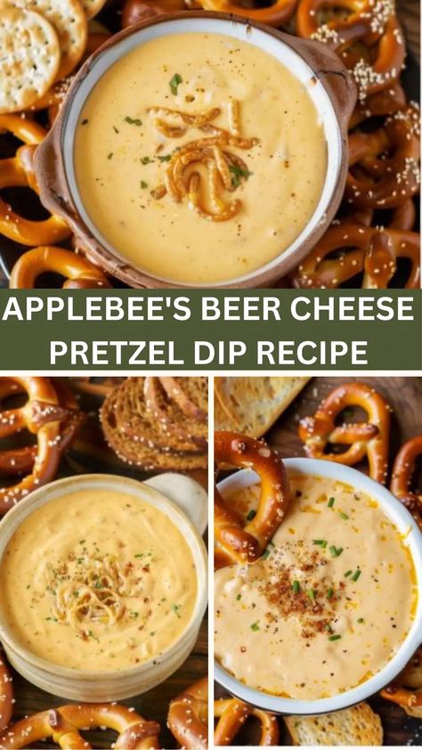 Savor the taste of Applebee’s with our Beer Cheese Pretzel Dip recipe. Perfect for any occasion, this easy-to-make dip is a crowd favorite! German Cheese Dip, Dips For Football Season, Football Sunday Food Dinners, Beer Cheese Pretzel Dip, Crock Pot Dips For Parties, Pretzel Ring Beer Cheese Dip, Game Day Food Football Appetizers, Oktoberfest Appetizers, Football Game Food Ideas