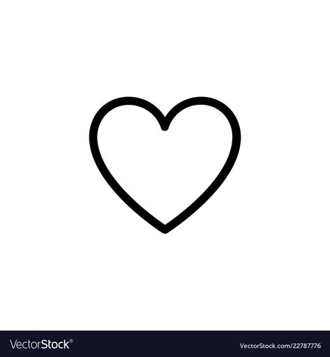 Heart Line Art Simple, Heart Simple Tattoo, Black And White Heart Tattoo, Minimal Heart Tattoo, Heart Tattoo Outline, Simple Heart Tattoo Designs, Heart Tattoo Stencil, Simple Heart Tattoo, White Heart Outline