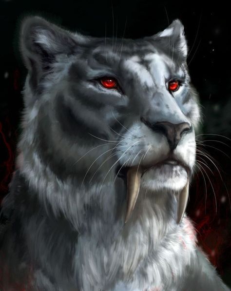 Zanpakuto Spirit, Fantasy Cats, Sabertooth Tiger, Prehistoric Wildlife, Tiger Wallpaper, Tiger Pictures, Big Cats Art, Infinity Sign, Extinct Animals