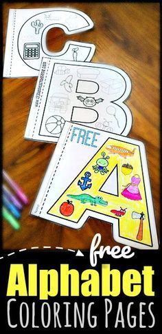 Preschool Learning Alphabet, Learn Abc Preschool, Preschool Play And Learn, Alphabet Recognition Activities Free, Alphabet Curriculum Preschool, Kindergarten Art Work, How Many Letters In My Name Preschool, Color Alphabet Letters, Teaching Abcs Preschool Free Printable