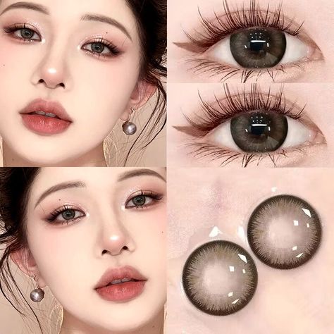 Different Eye Colors, Black Contact Lenses, Kawaii Ring, Kawaii Bracelet, Brown Contact Lenses, Green Contacts Lenses, Contacts Lenses, Old Packaging, Green Contacts