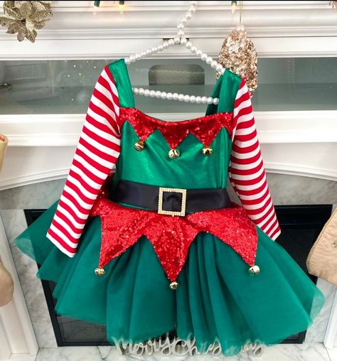 this listing is for the dress only Fully lined! Christmas Elf Dress, Elf Kostüm, Christmas Elf Costume, Elf Dress, School Costume, Christmas Elf Doll, Santa Dress, Elf Clothes, Elf Costume