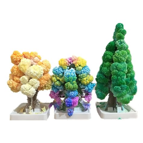 PRICES MAY VARY. 🌲✔【MATERIAL AND SIZE】🌲✔ Paper + chemical reagents，6.7x4.1x1.6 inches 🌲✔【BOOST FRIENDSHIP WITH YOUR KIDS】🌲✔ DIY this Christmas tree could enhance the relationship between you and your kids, A new novelty Christmas line that appeals to all ages.Great Surprise for little kids to remember.Add the special magic liquid to the base of the cardboard tree and watch the crystal to grow. The tree sprouts green foliage on its branches. 🌲✔【HOW TO USE】 🌲✔1.Take out the accessories in th Paper Branches, Diy Crystal Growing, Cardboard Tree, Crystal Growing, Growing Crystals, Tree Magic, Crystal Christmas Tree, Learning Toys For Toddlers, Creative Birthday Gifts