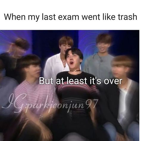 Exams Memes, Last Exam, Cute Funny Quotes, Kpop Memes, Bts Memes, Bts Funny, Kdrama, Funny Quotes, Bts